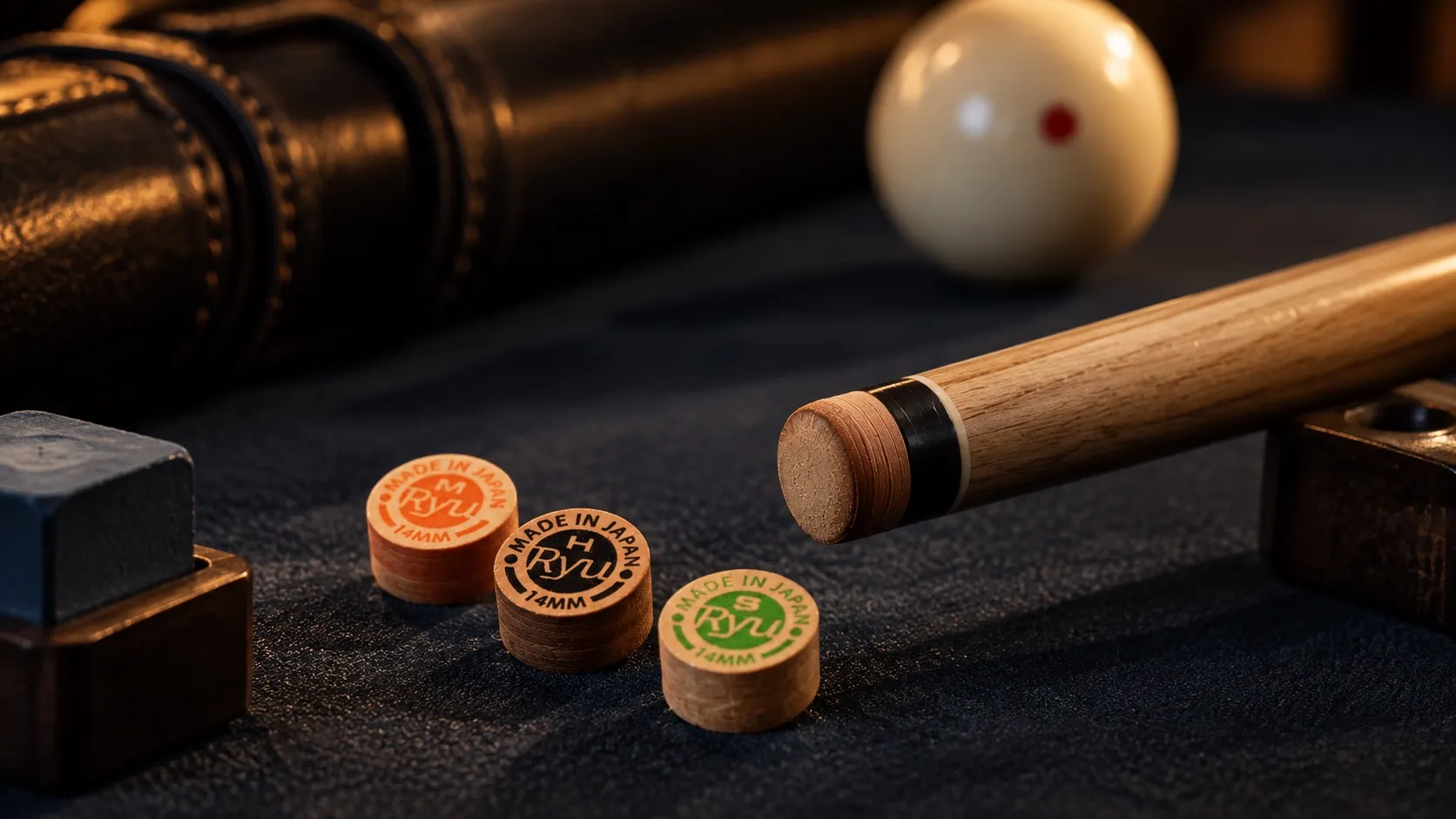Ryu Tips in a quiet billiards setting.
